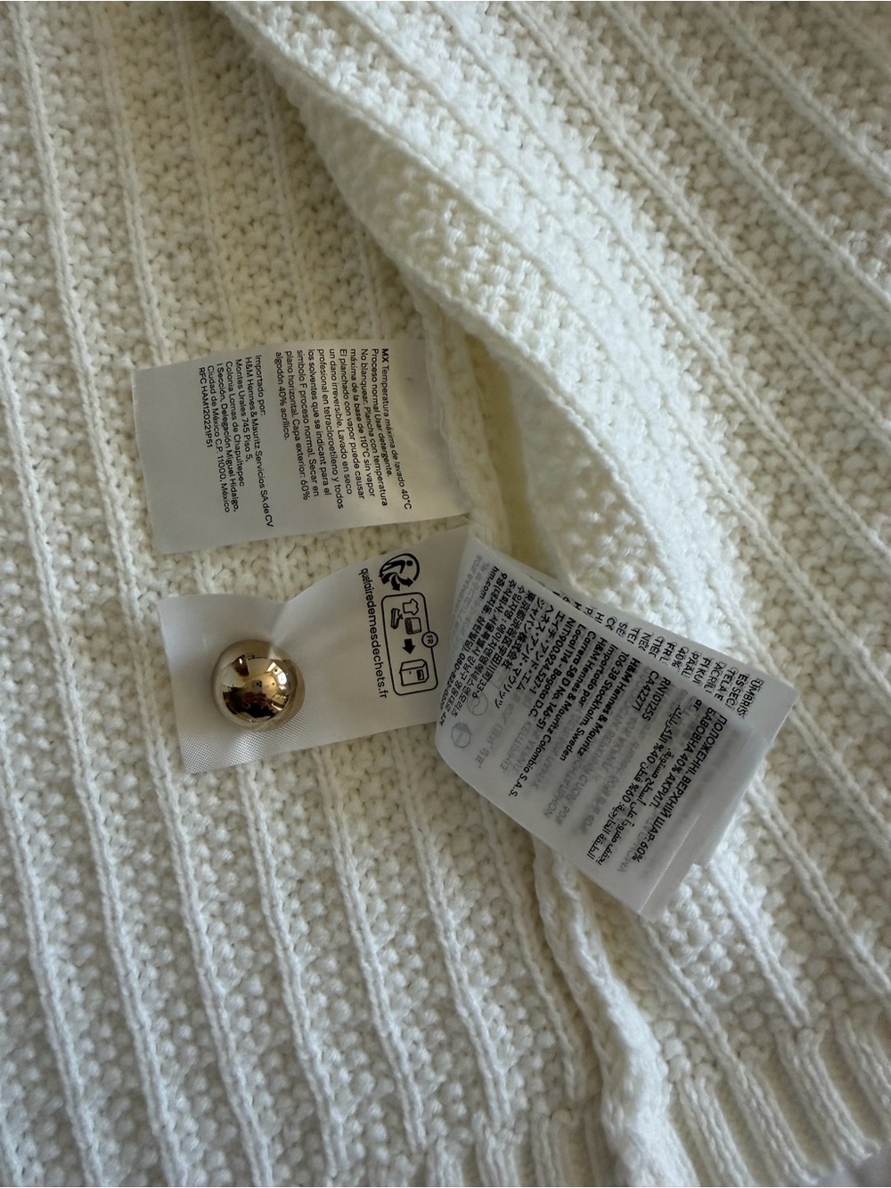 H&M Textured Knit Cardigan & Skirt Set - Picture 8 of 11